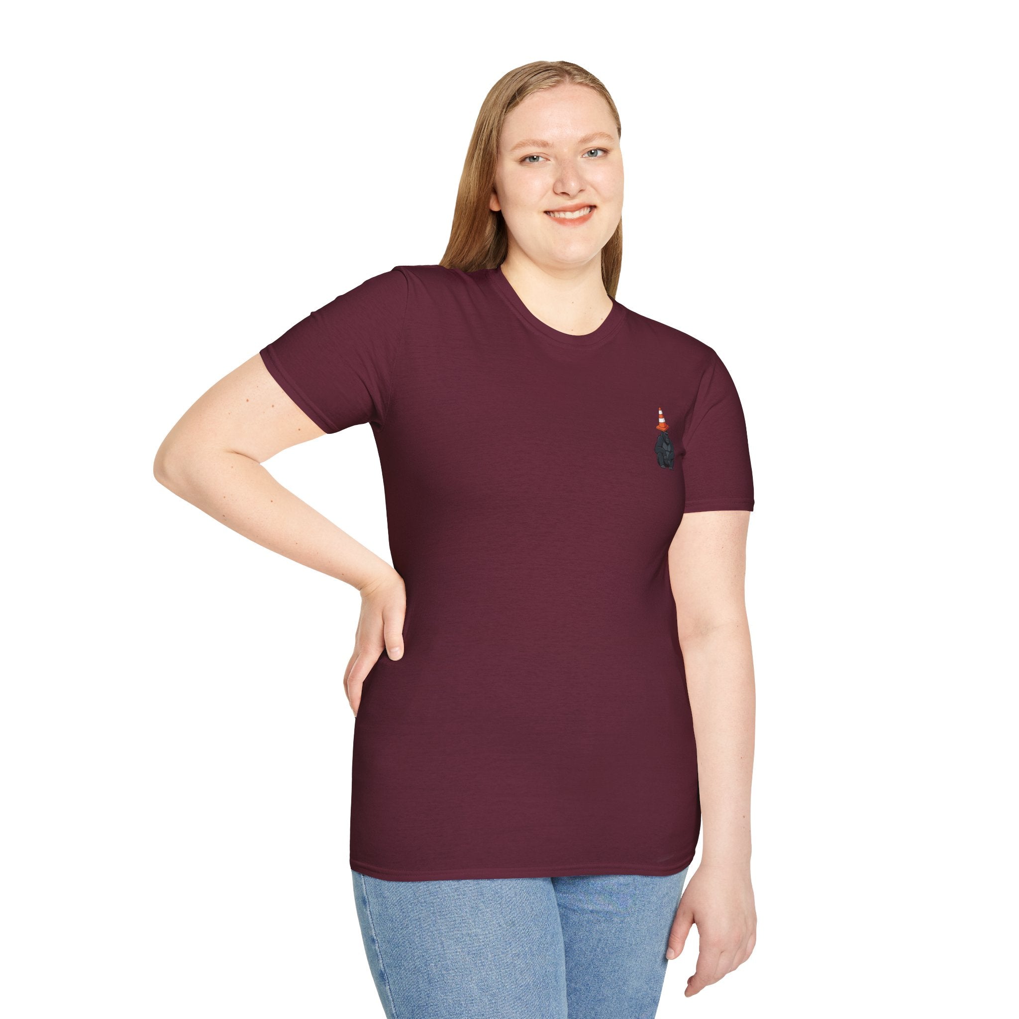 Copy of Boston Skyline Tee — Playful Traffic Cone Graphic (Boston & Scotland Fans)