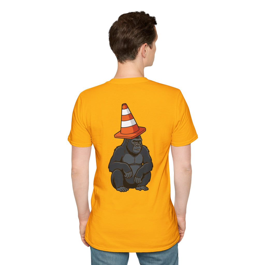 Copy of Boston Skyline Tee — Playful Traffic Cone Graphic (Boston & Scotland Fans)
