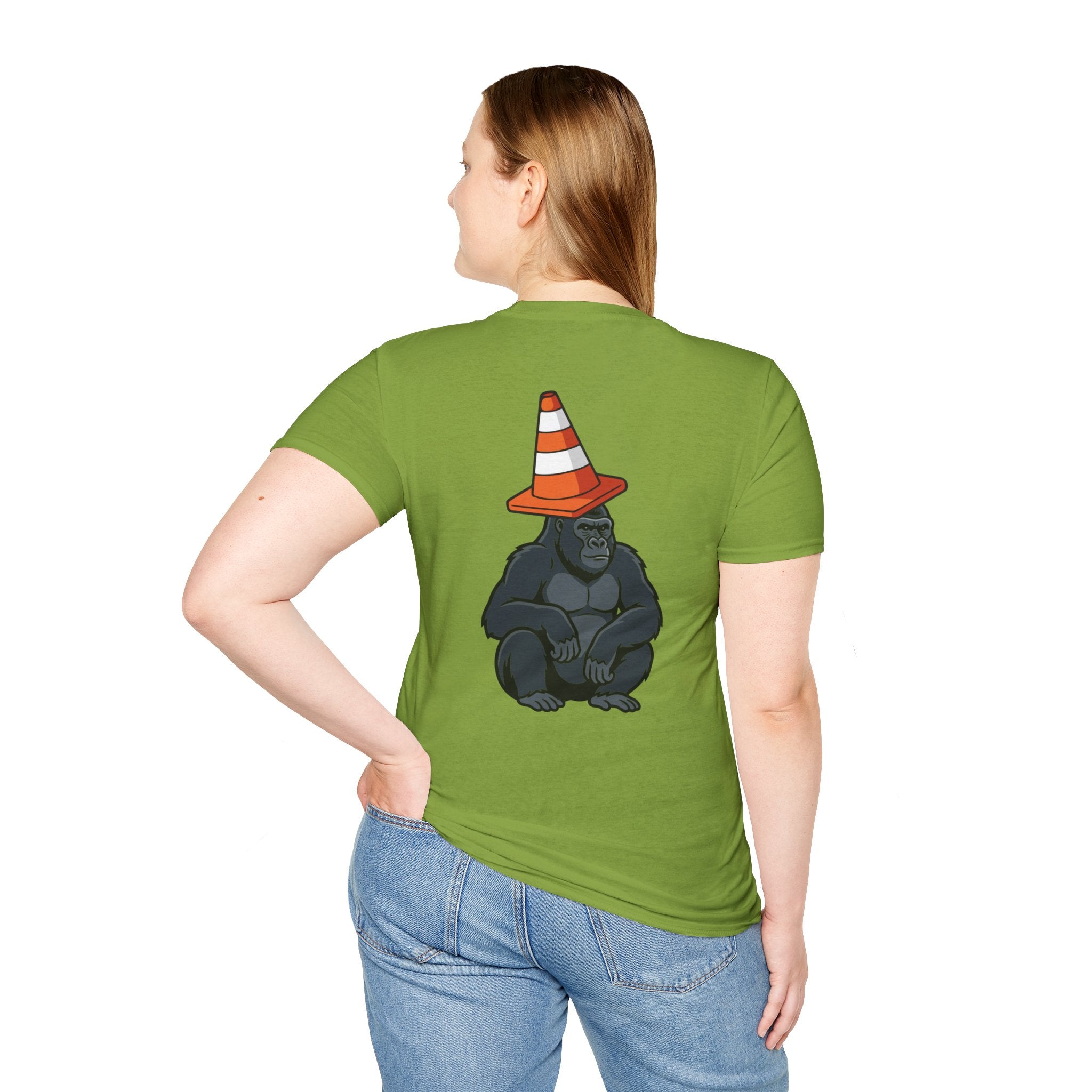 Copy of Boston Skyline Tee — Playful Traffic Cone Graphic (Boston & Scotland Fans)