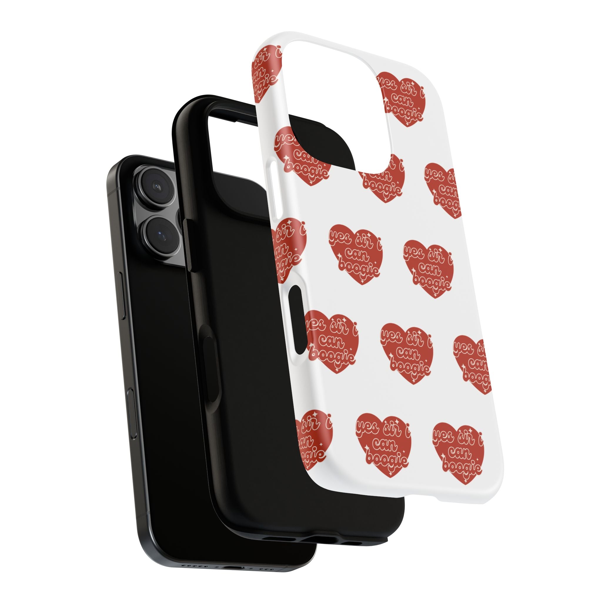 Yes Sir I Can Boogie heart pattern Phone Case | iPhone Samsung protective case