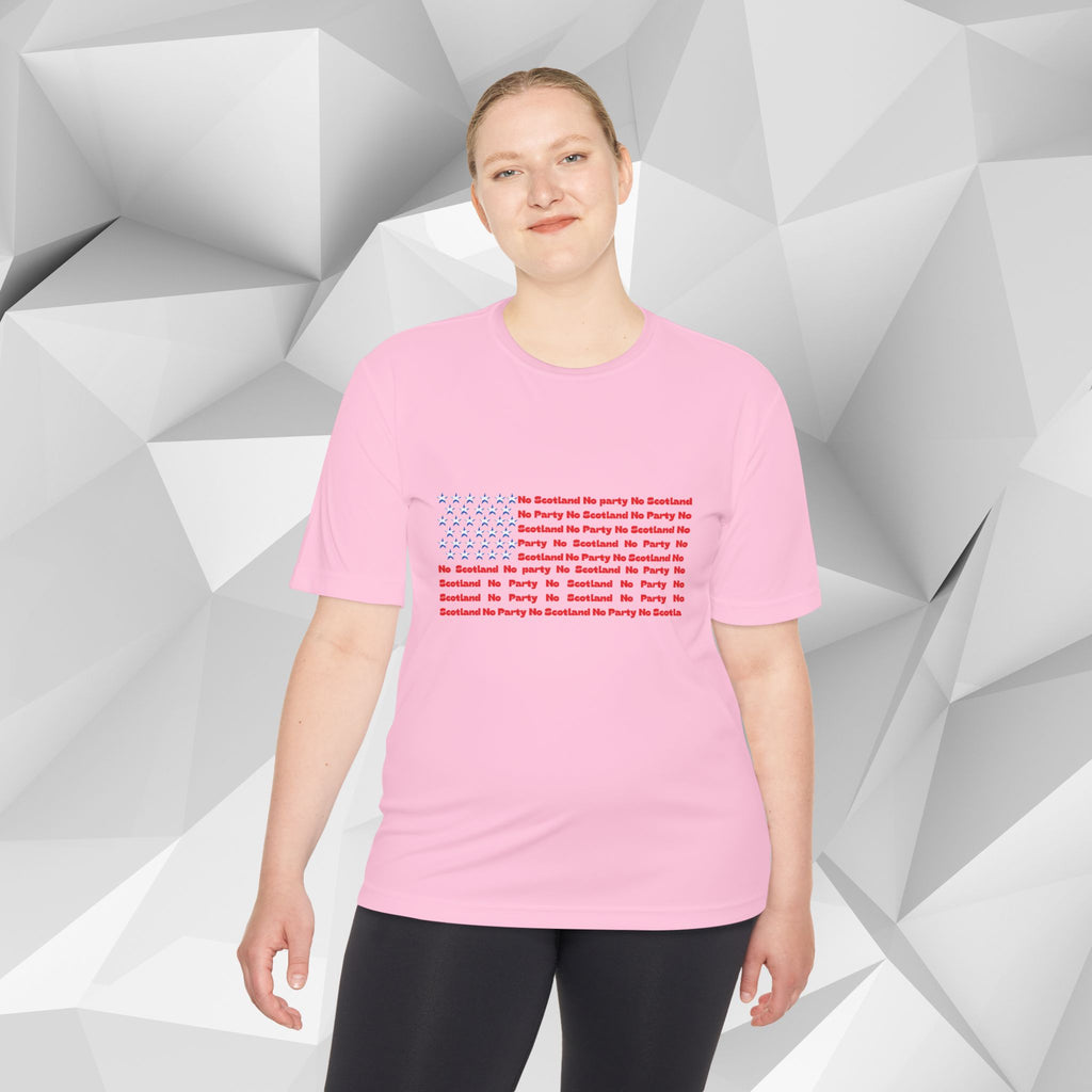 Scotland No Party American Flag Tee — Saltires Pattern