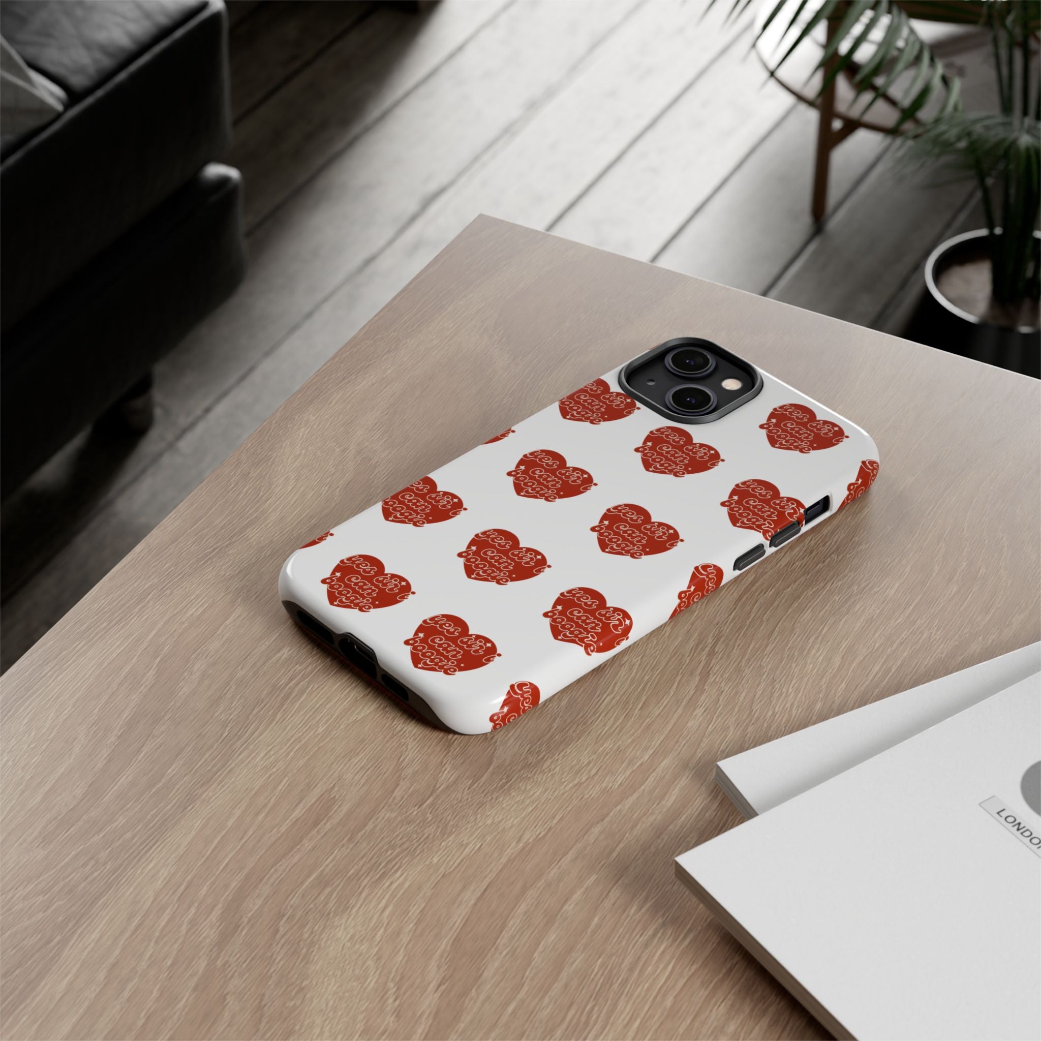 Yes Sir I Can Boogie heart pattern Phone Case | iPhone Samsung protective case