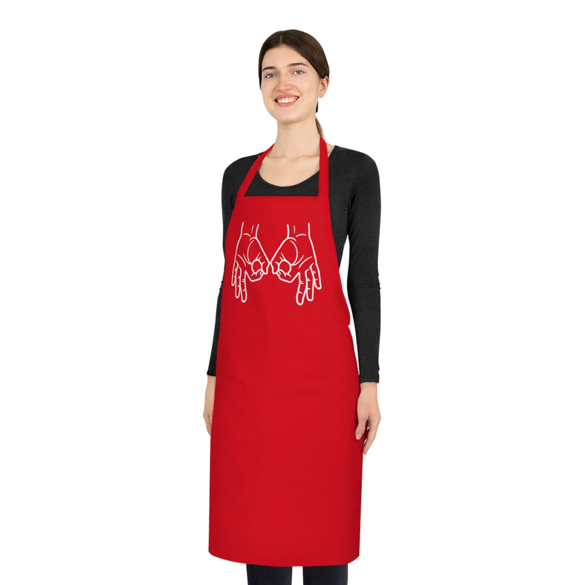 Scottish Football Celebration Cotton Apron — Fun Soccer Kitchen Apron