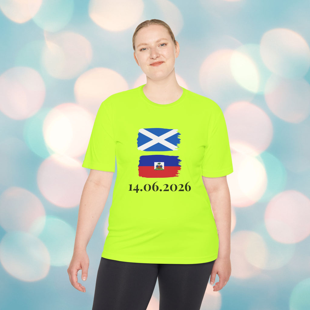 Scotland vs Haiti World Cup Tee — Match Date Comfy Soccer Shirt
