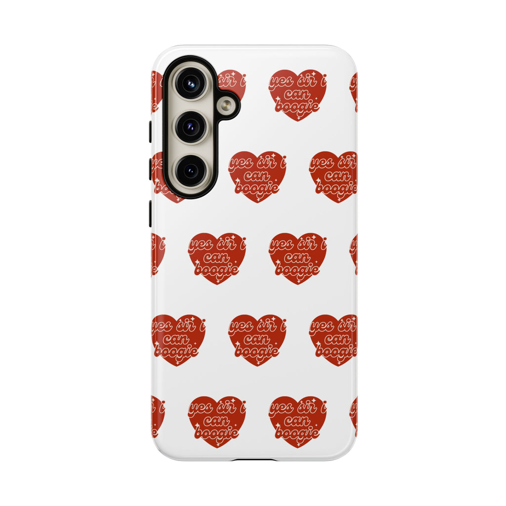 Yes Sir I Can Boogie heart pattern Phone Case | iPhone Samsung protective case