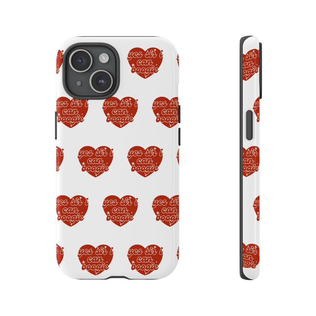 Yes Sir I Can Boogie heart pattern Phone Case | iPhone Samsung protective case