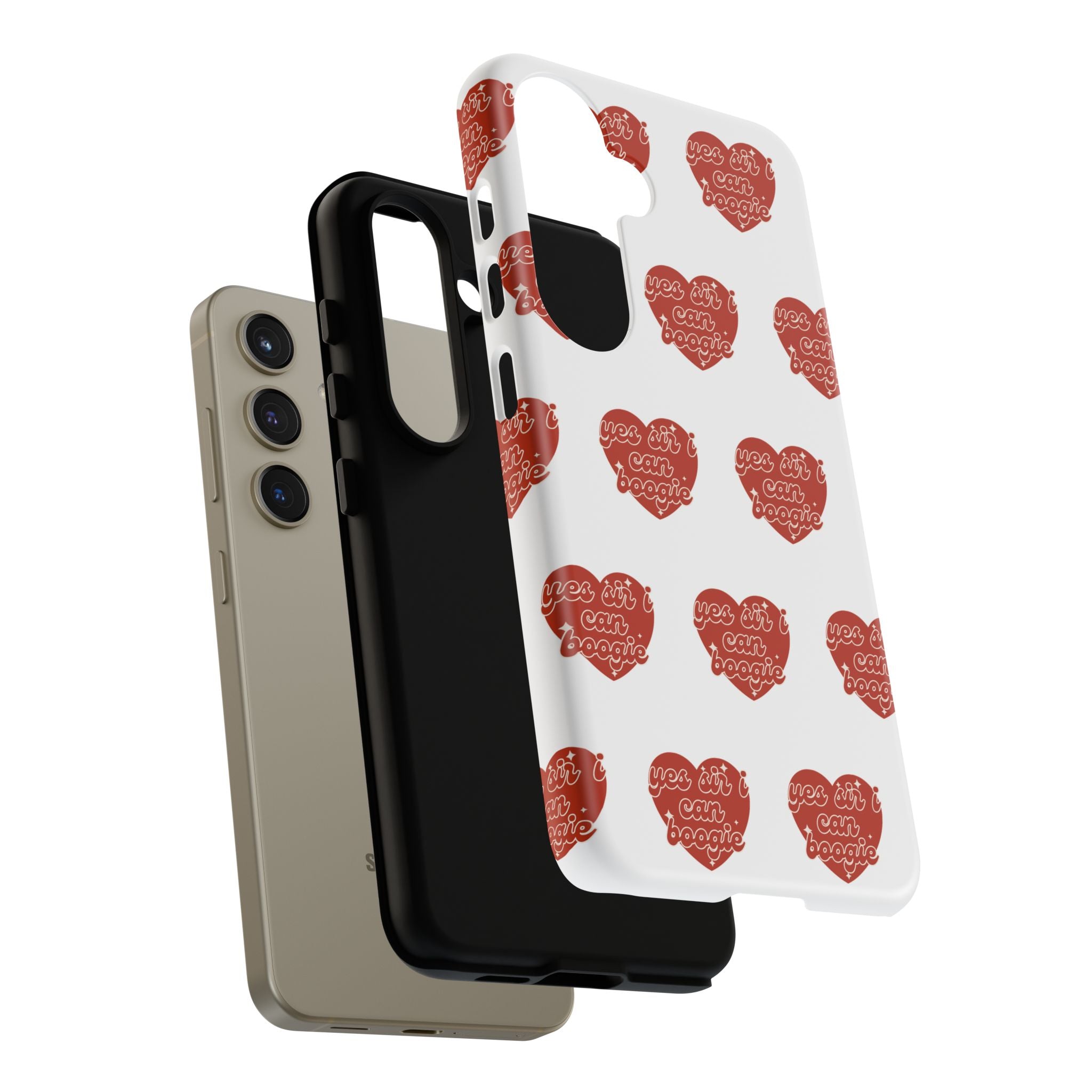 Yes Sir I Can Boogie heart pattern Phone Case | iPhone Samsung protective case