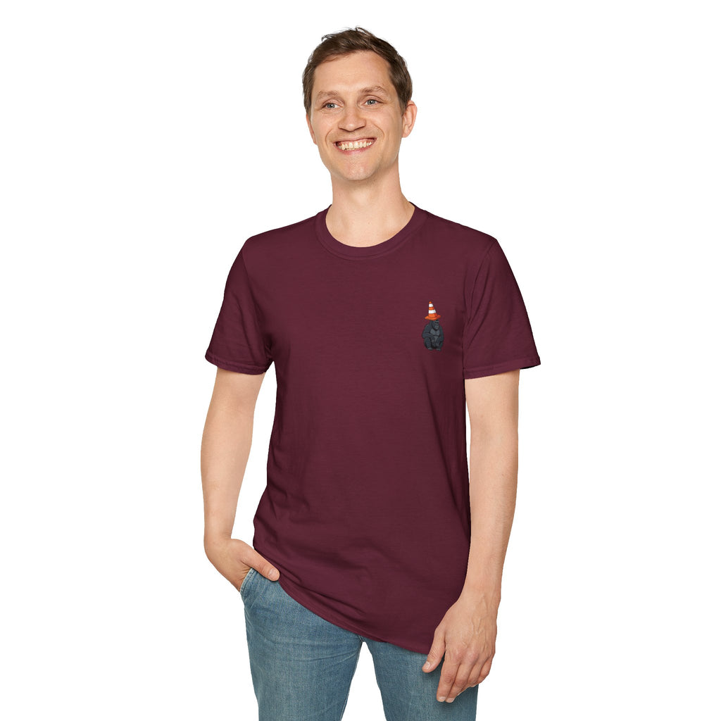 Copy of Boston Skyline Tee — Playful Traffic Cone Graphic (Boston & Scotland Fans)