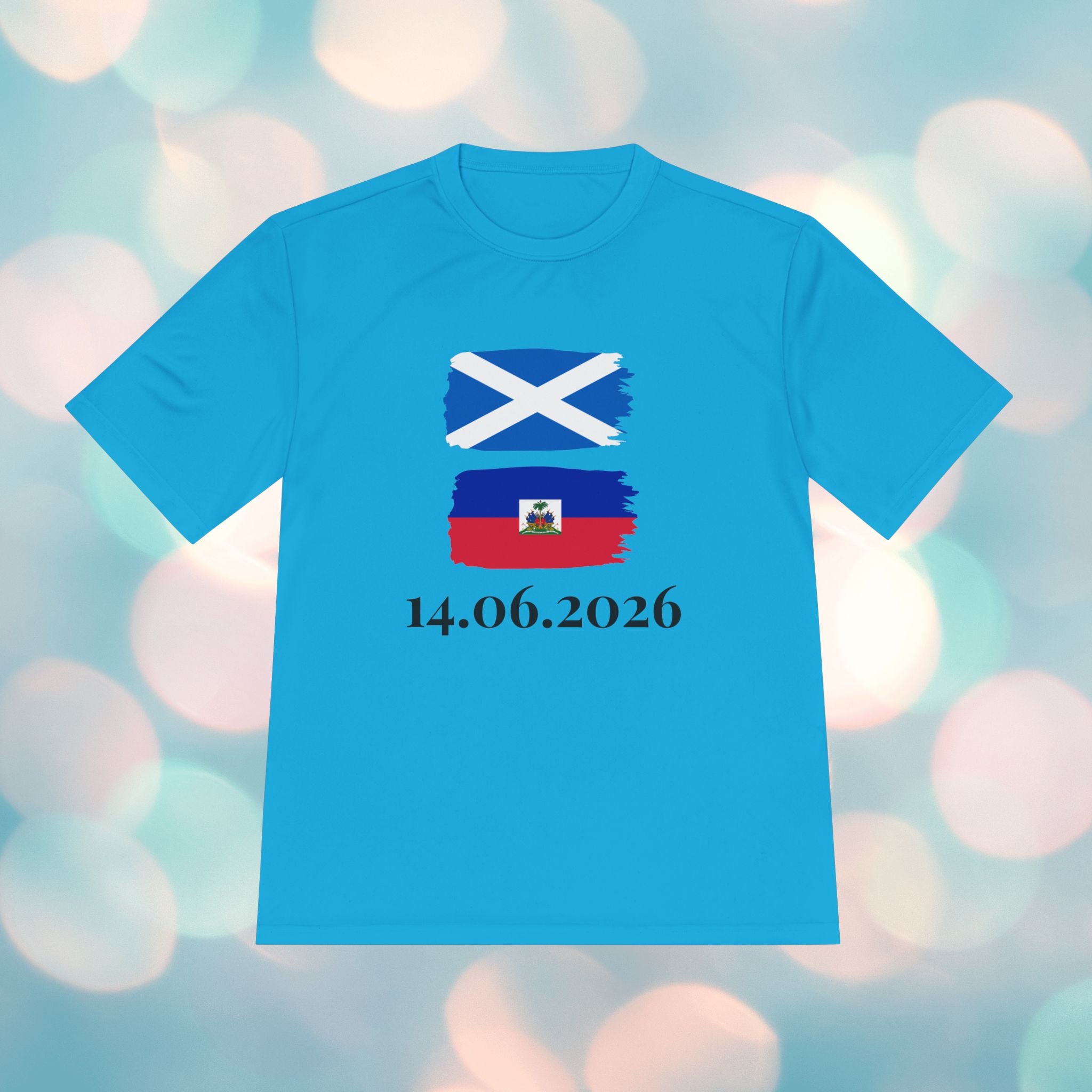 Scotland vs Haiti World Cup Tee — Match Date Comfy Soccer Shirt