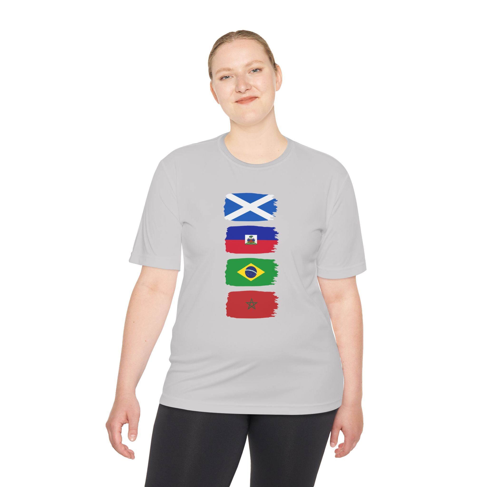 Scotland World Cup Group Flags Tee — Four Nations Soccer T‑Shirt