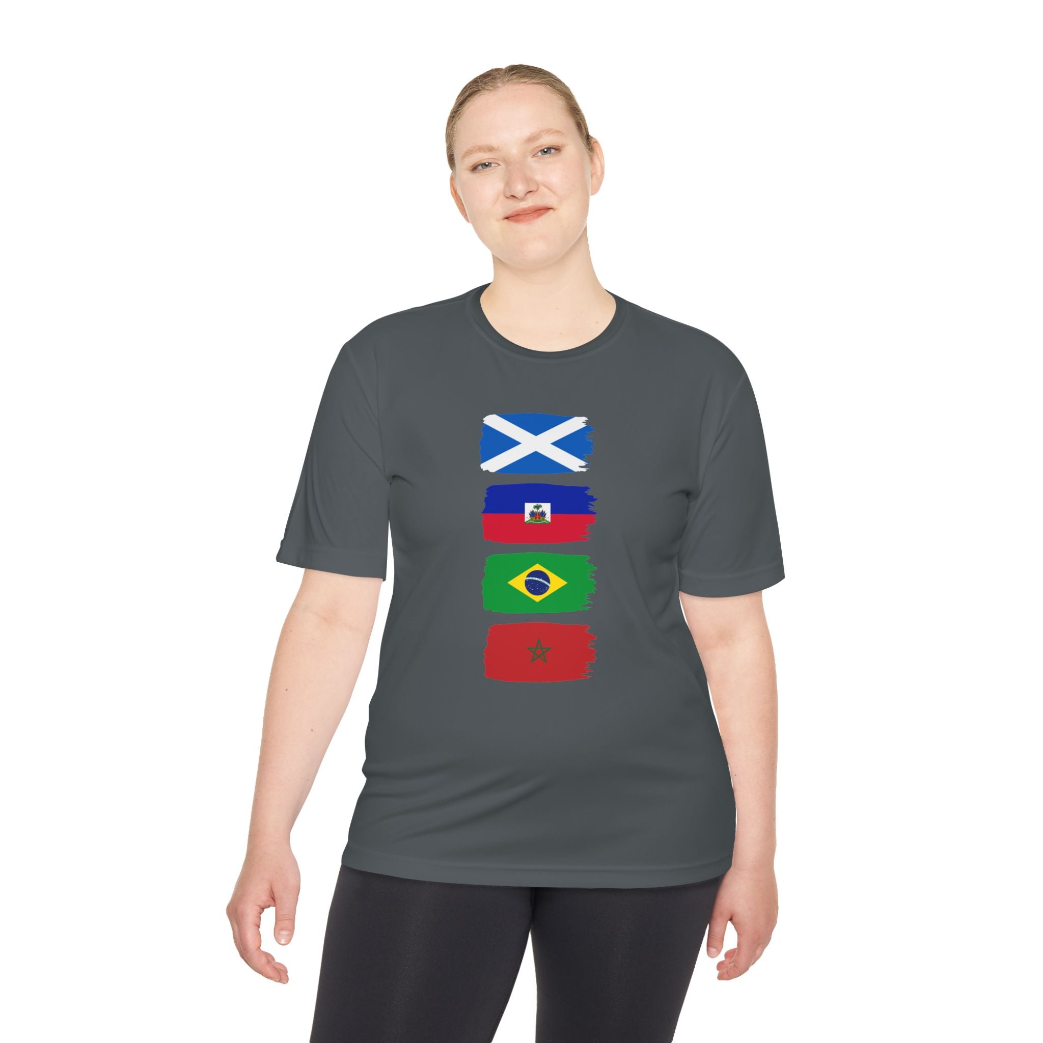Scotland World Cup Group Flags Tee — Four Nations Soccer T‑Shirt