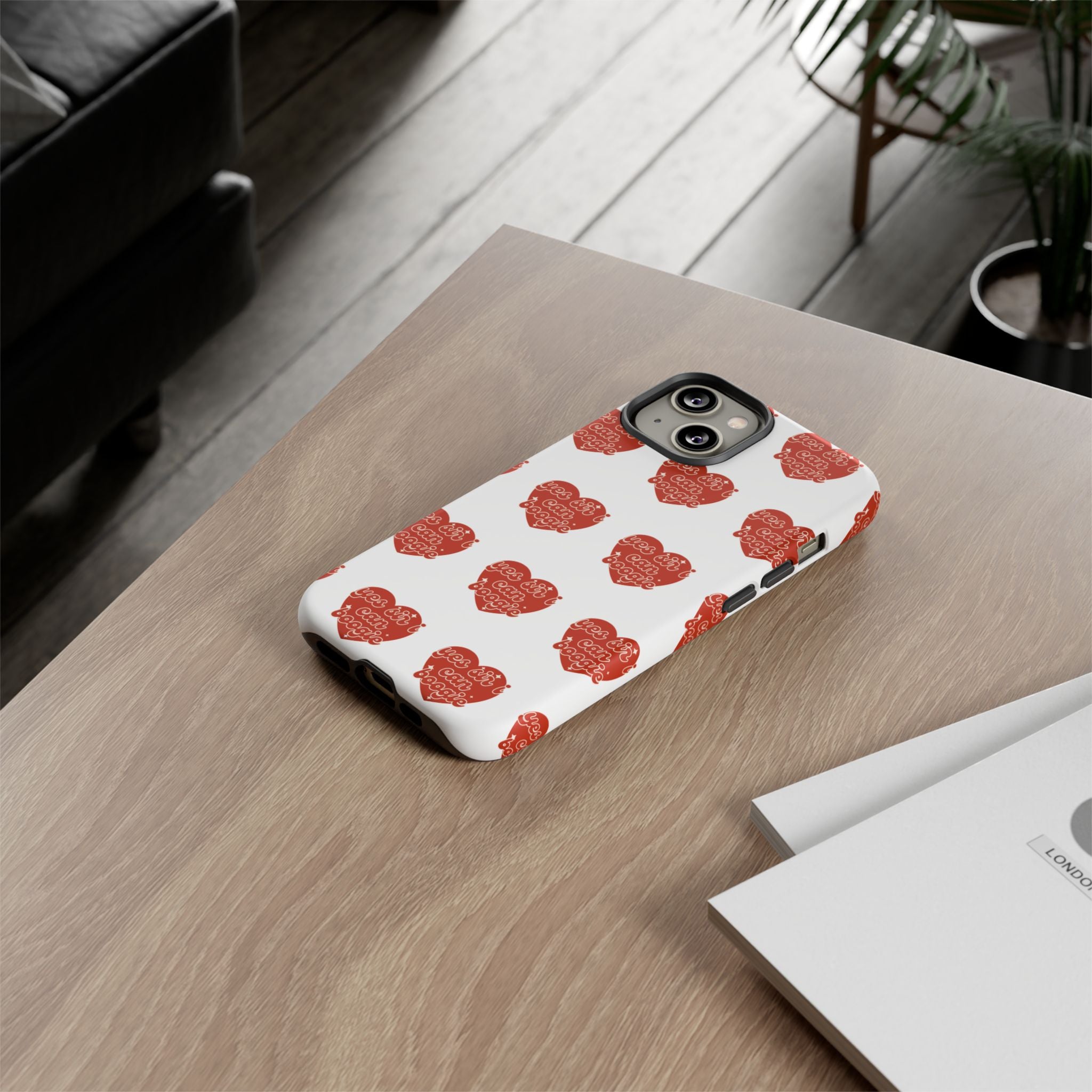 Yes Sir I Can Boogie heart pattern Phone Case | iPhone Samsung protective case