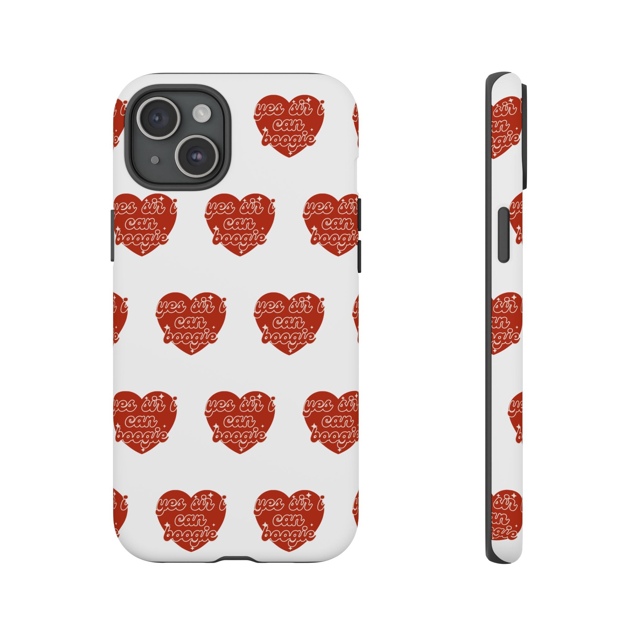 Yes Sir I Can Boogie heart pattern Phone Case | iPhone Samsung protective case