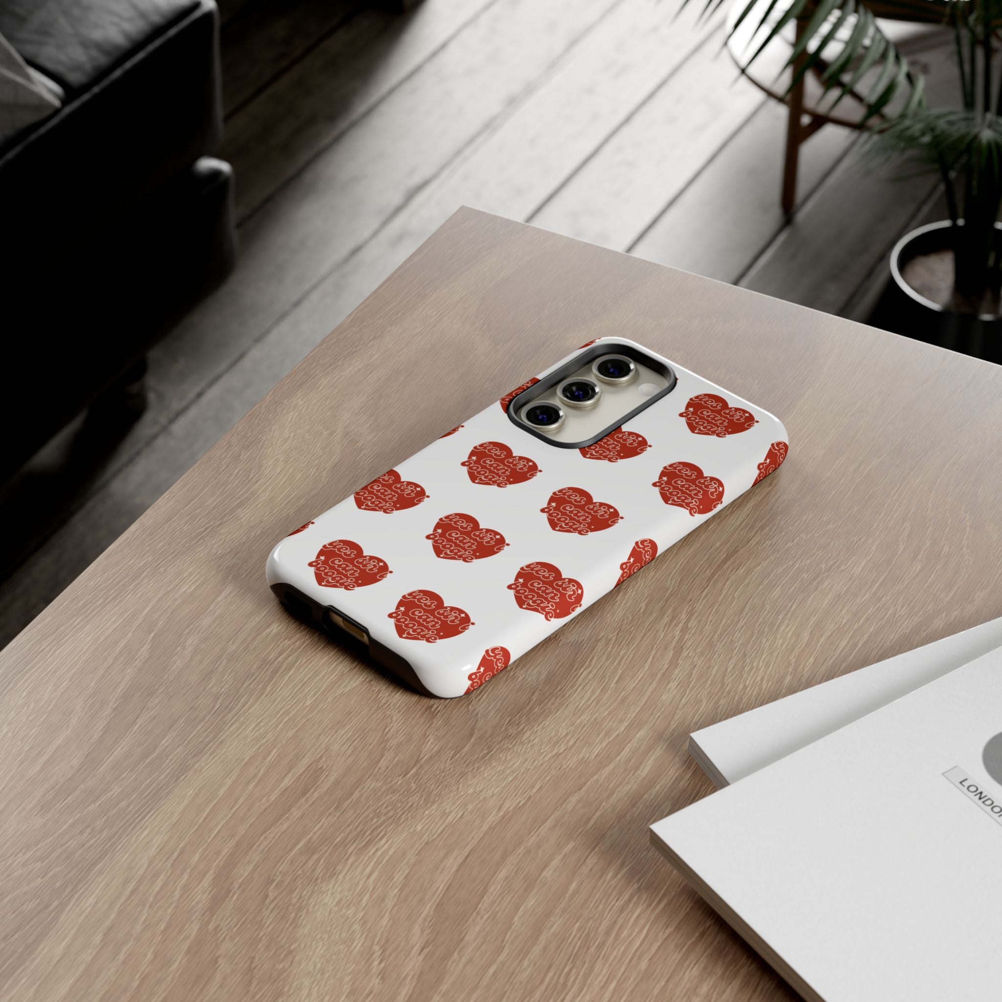 Yes Sir I Can Boogie heart pattern Phone Case | iPhone Samsung protective case
