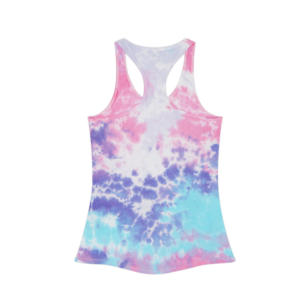 No Scotland No Party tank top | blue tie dye racerback