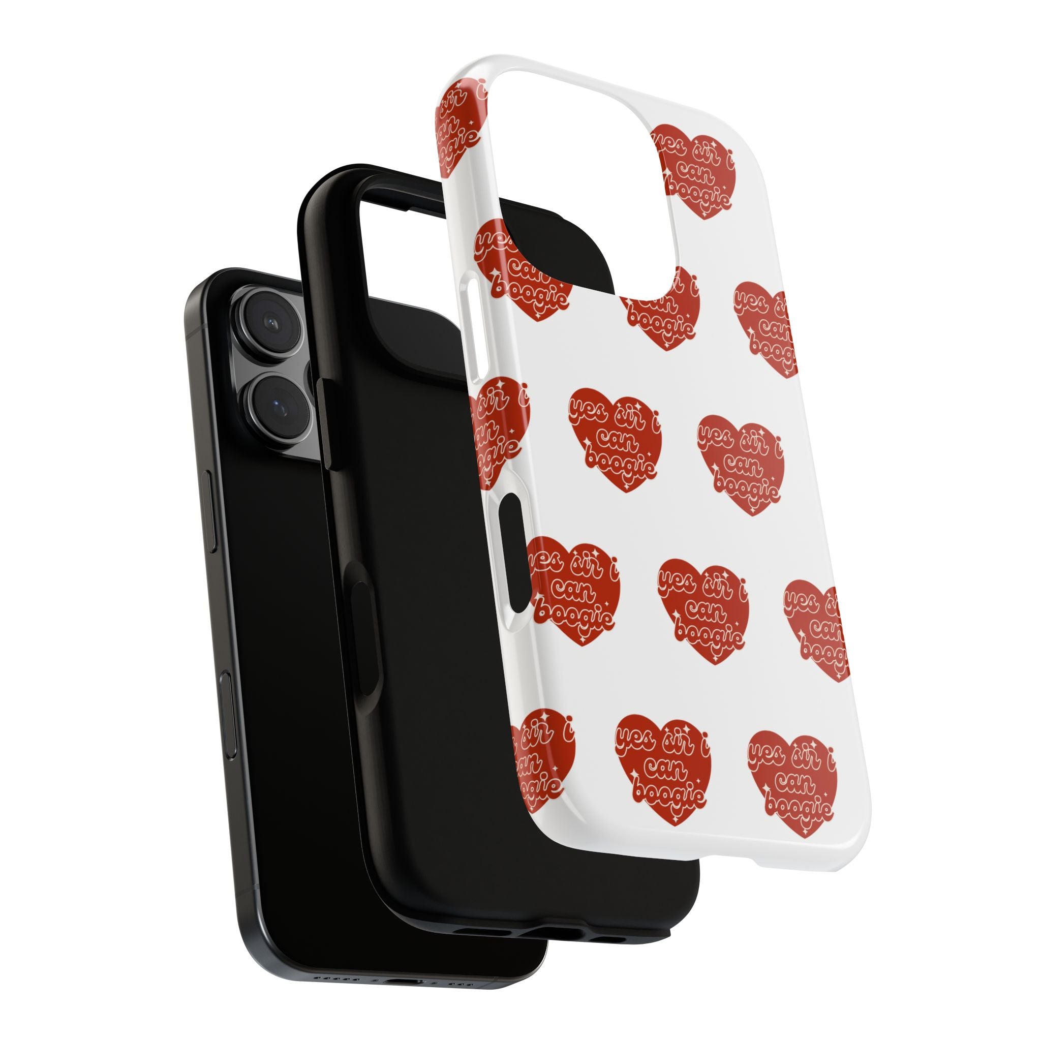 Yes Sir I Can Boogie heart pattern Phone Case | iPhone Samsung protective case