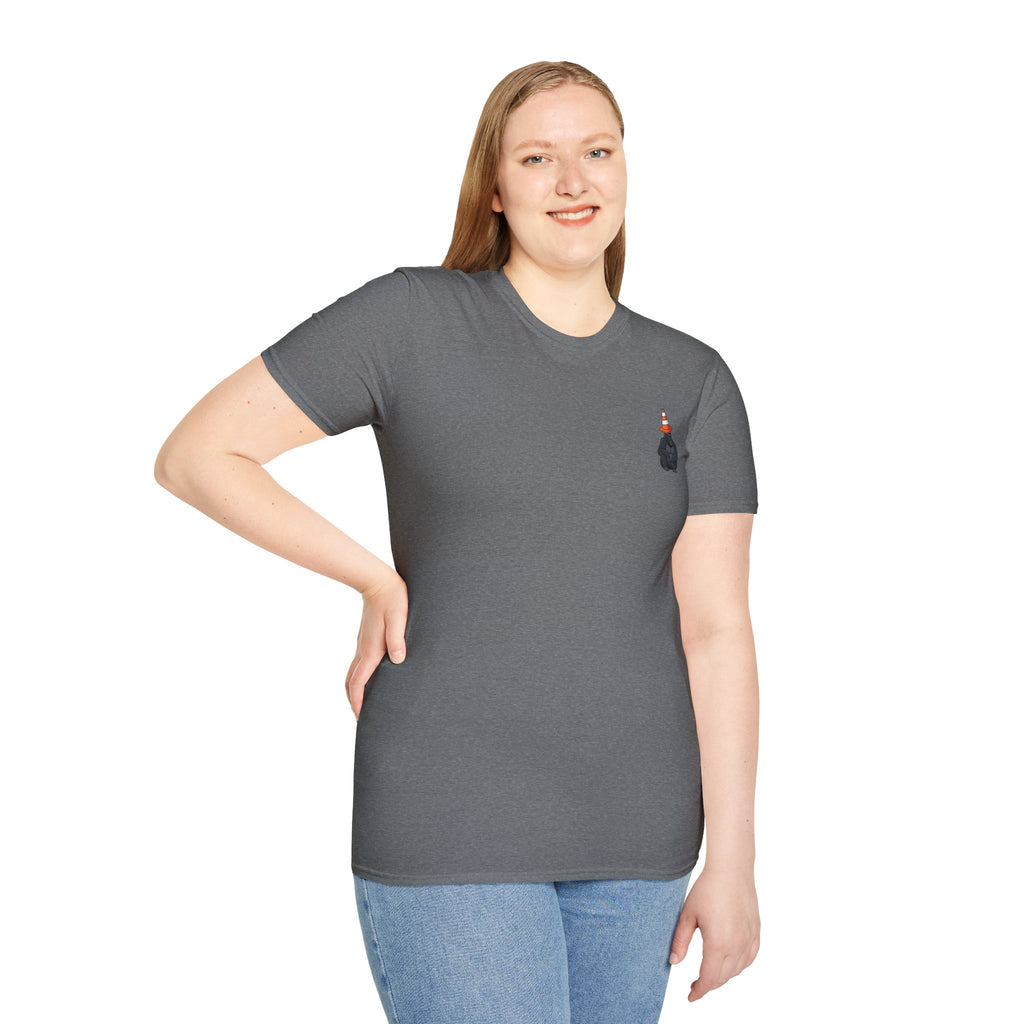 Copy of Boston Skyline Tee — Playful Traffic Cone Graphic (Boston & Scotland Fans)