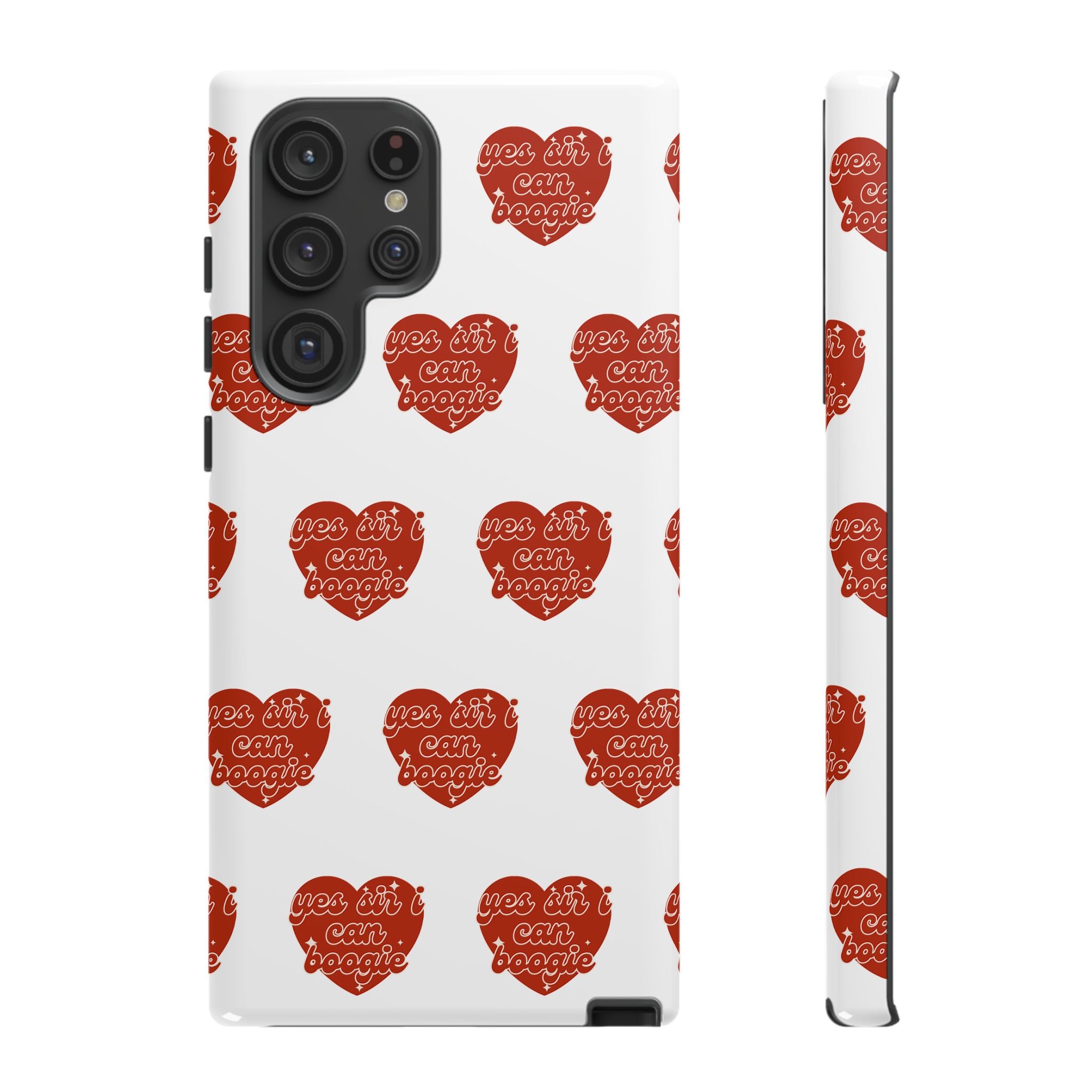 Yes Sir I Can Boogie heart pattern Phone Case | iPhone Samsung protective case
