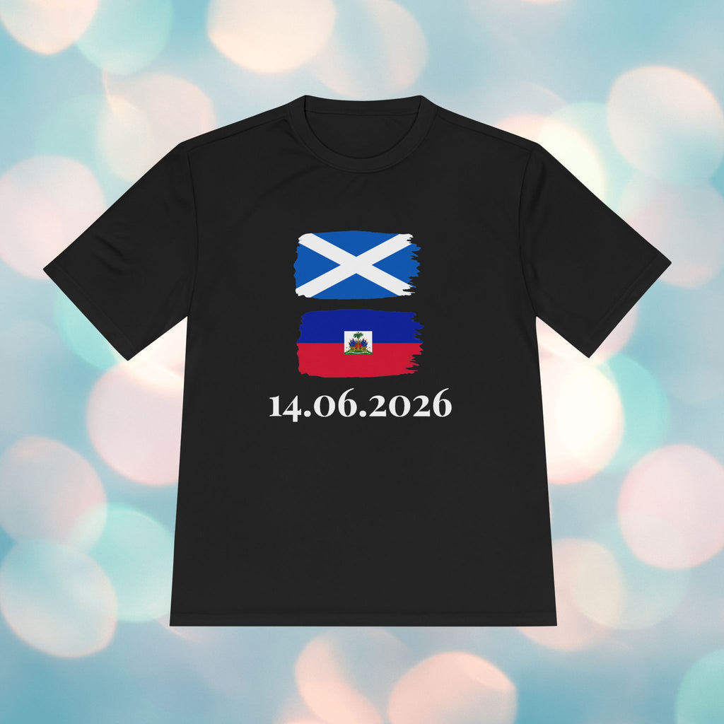 Scotland vs Haiti World Cup Tee — Match Date Comfy Soccer Shirt