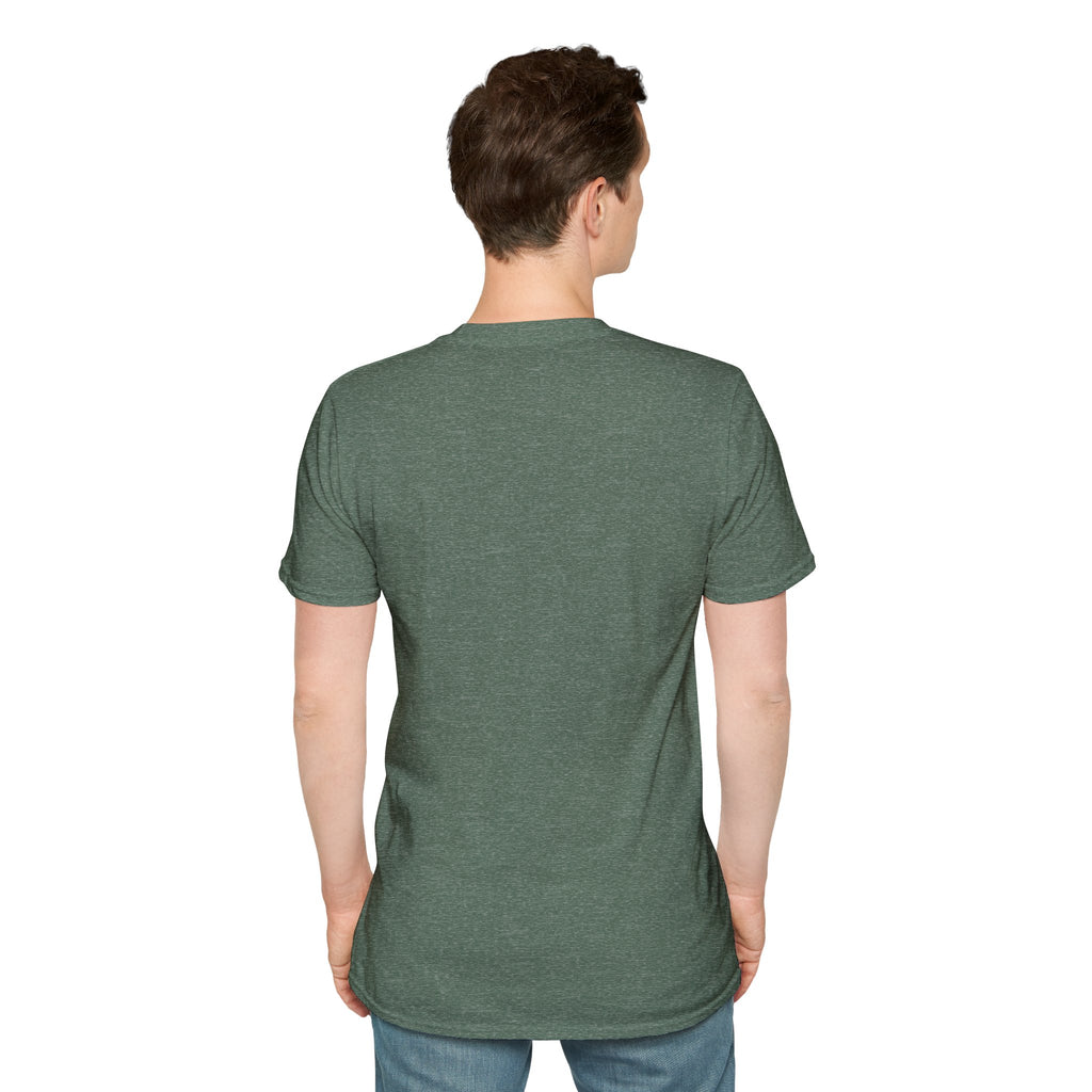 Boston Skyline Tee — Playful Traffic Cone Graphic (Boston & Scotland Fans)