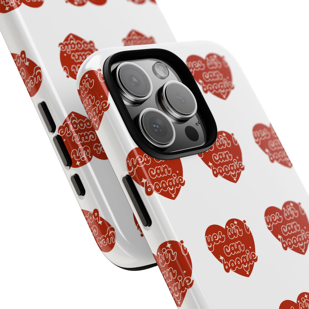 Yes Sir I Can Boogie heart pattern Phone Case | iPhone Samsung protective case