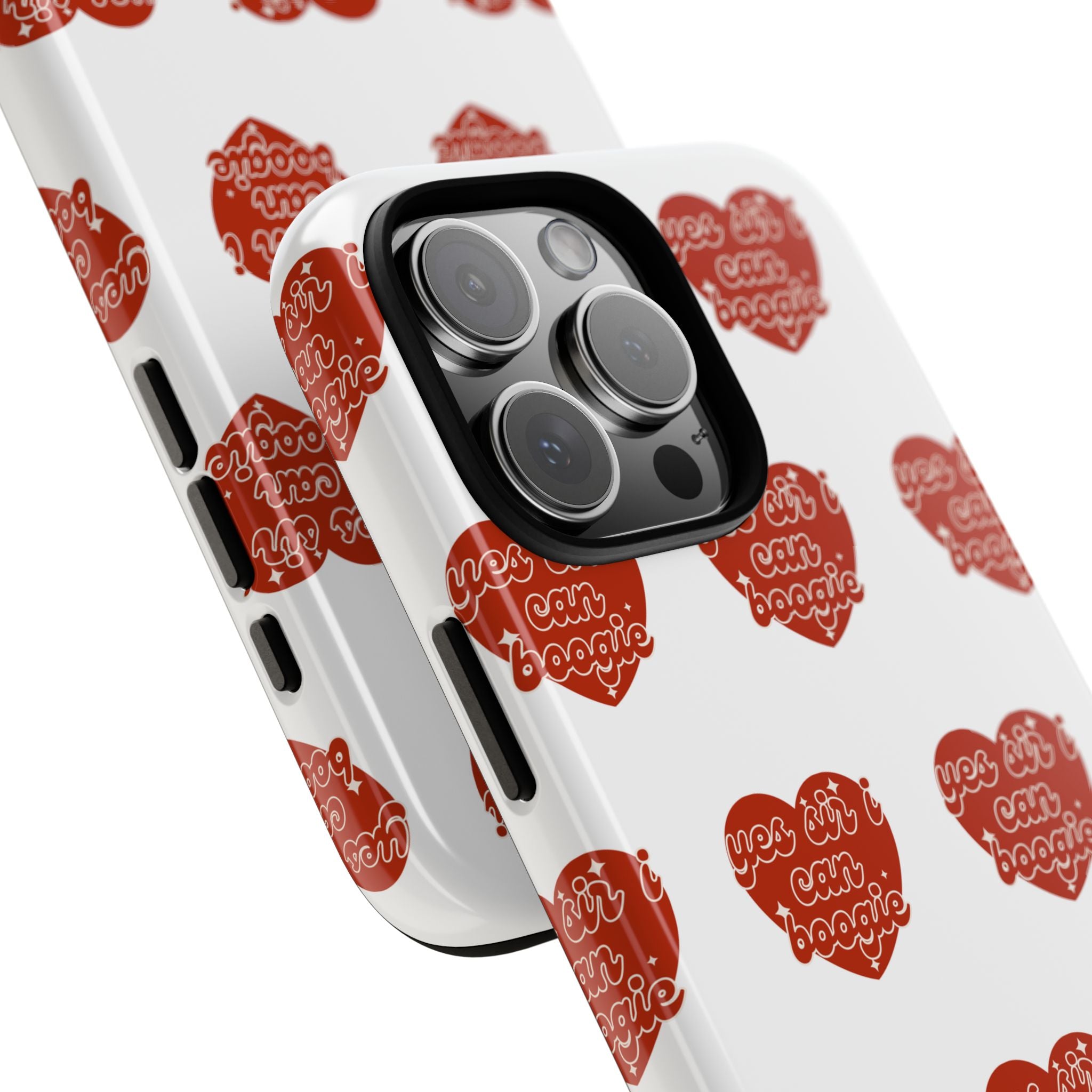 Yes Sir I Can Boogie heart pattern Phone Case | iPhone Samsung protective case