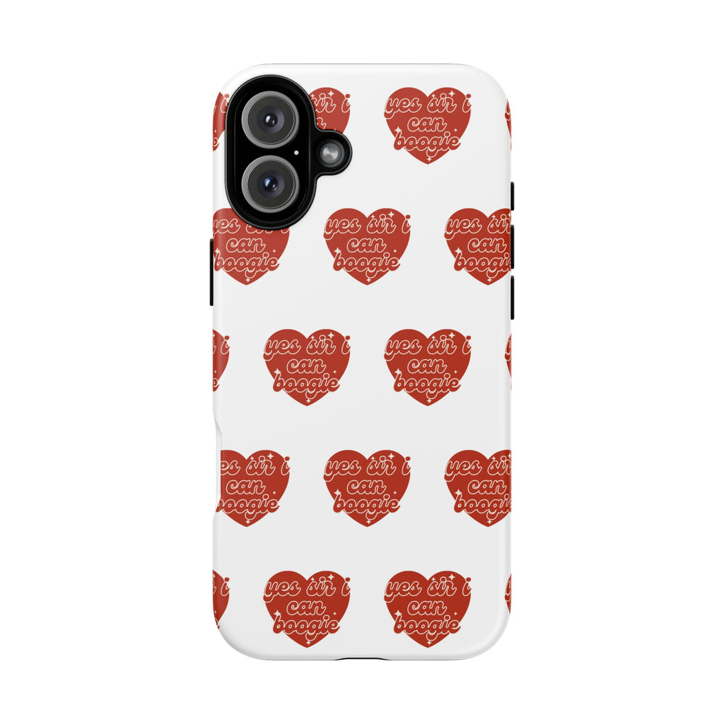 Yes Sir I Can Boogie heart pattern Phone Case | iPhone Samsung protective case