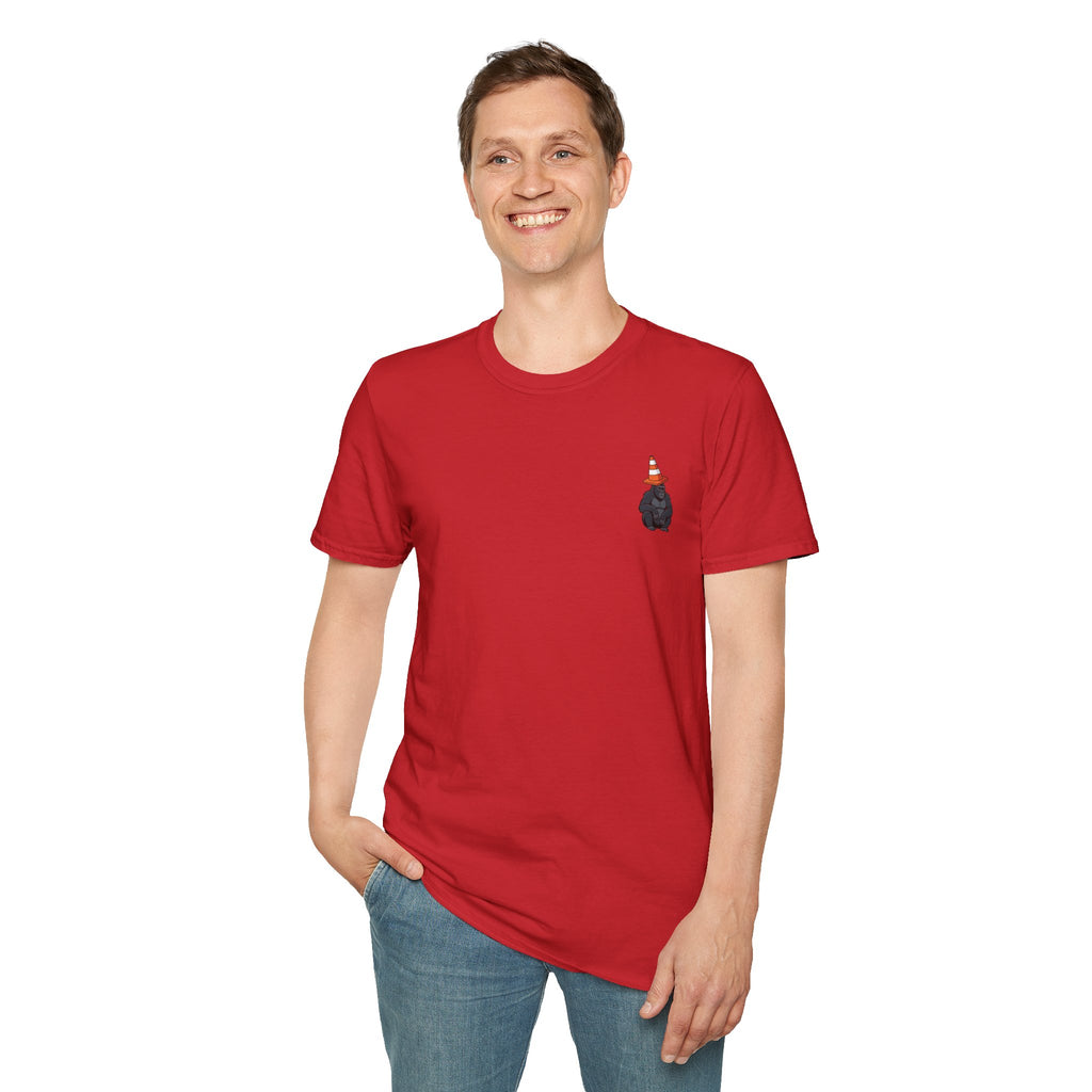 Copy of Boston Skyline Tee — Playful Traffic Cone Graphic (Boston & Scotland Fans)