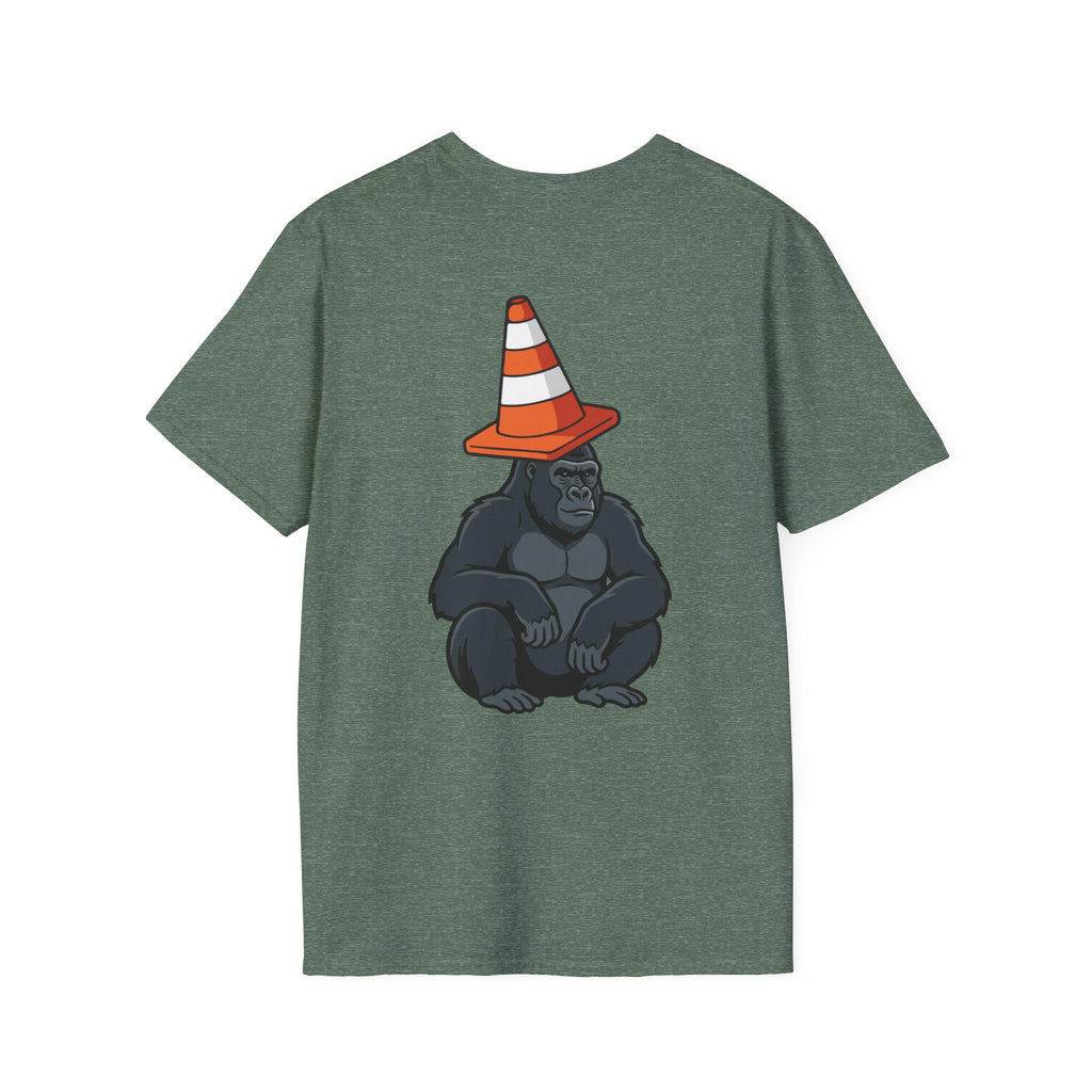 Copy of Boston Skyline Tee — Playful Traffic Cone Graphic (Boston & Scotland Fans)