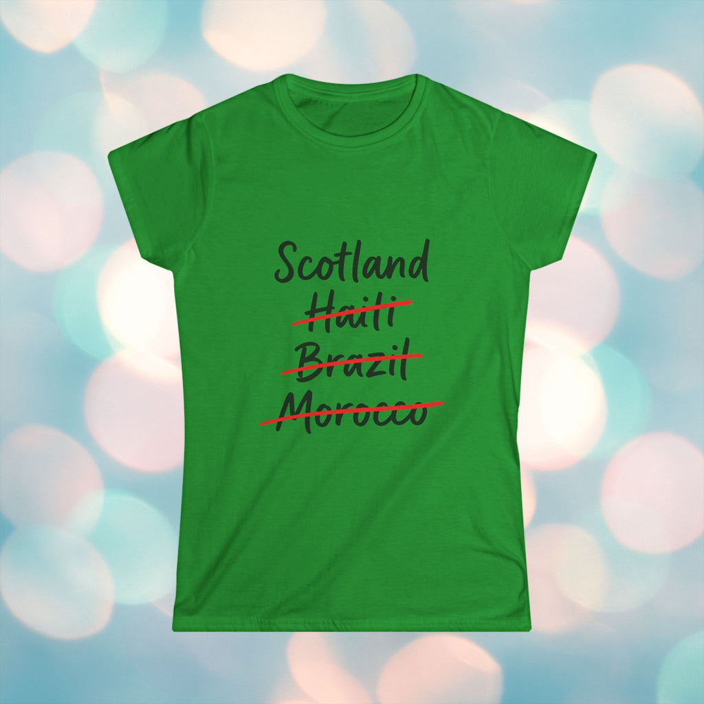 Scotland World Cup Group Winners Tee | Soccer Fan Shirt, Scotland Flag Design