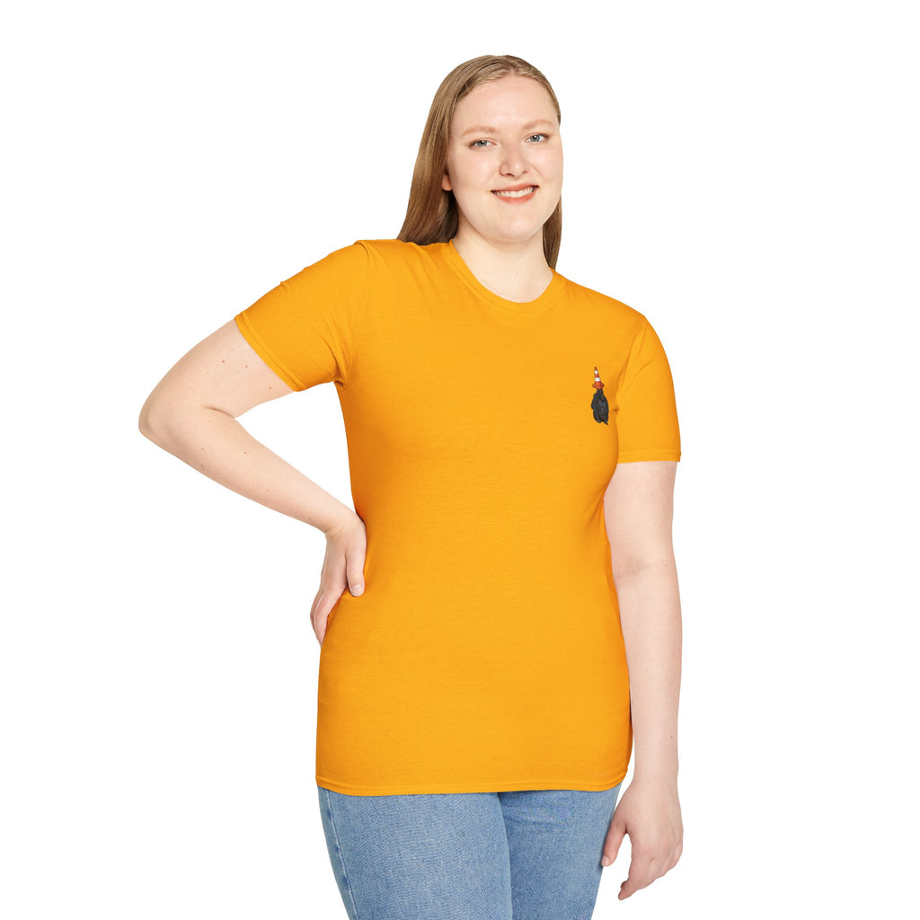 Copy of Boston Skyline Tee — Playful Traffic Cone Graphic (Boston & Scotland Fans)