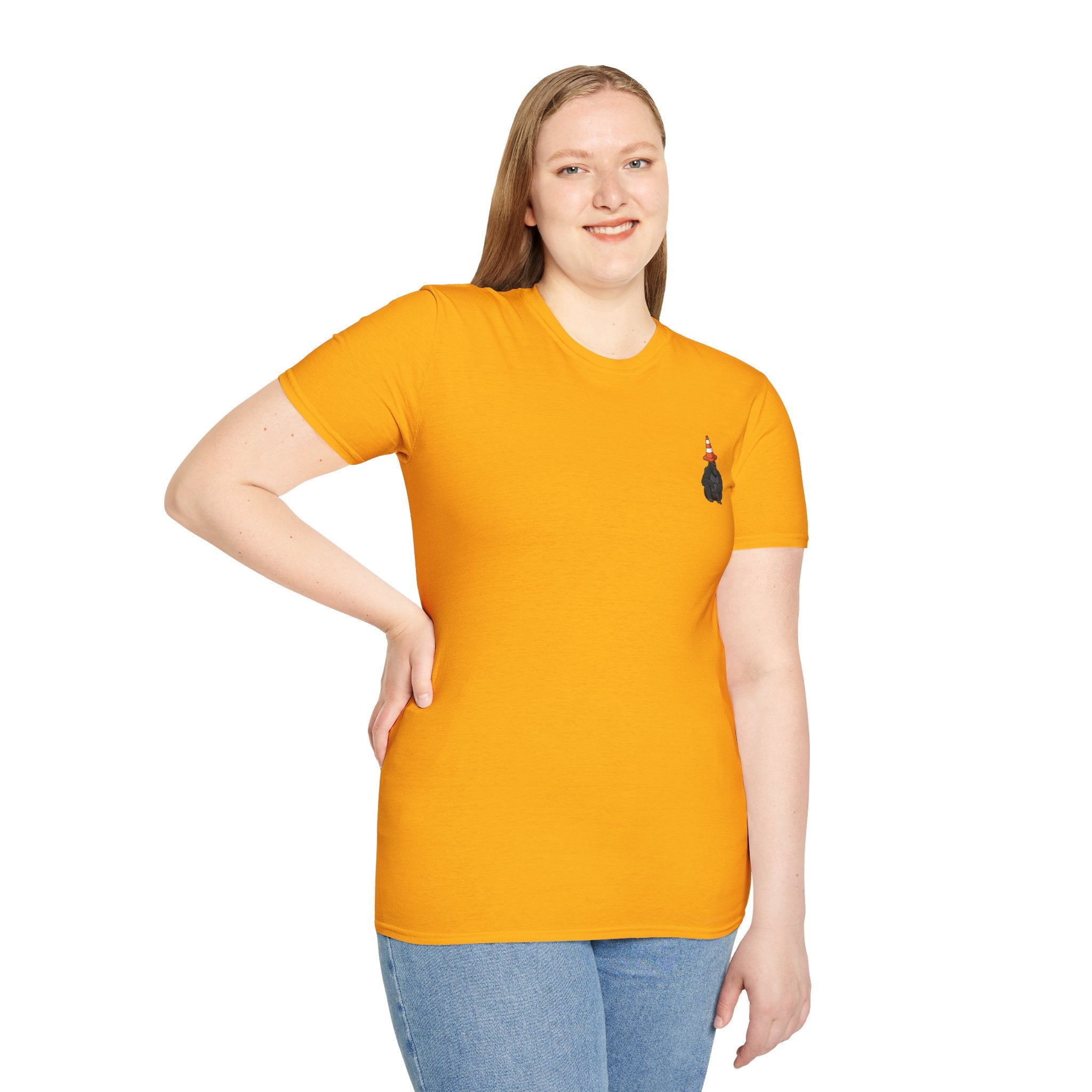 Copy of Boston Skyline Tee — Playful Traffic Cone Graphic (Boston & Scotland Fans)