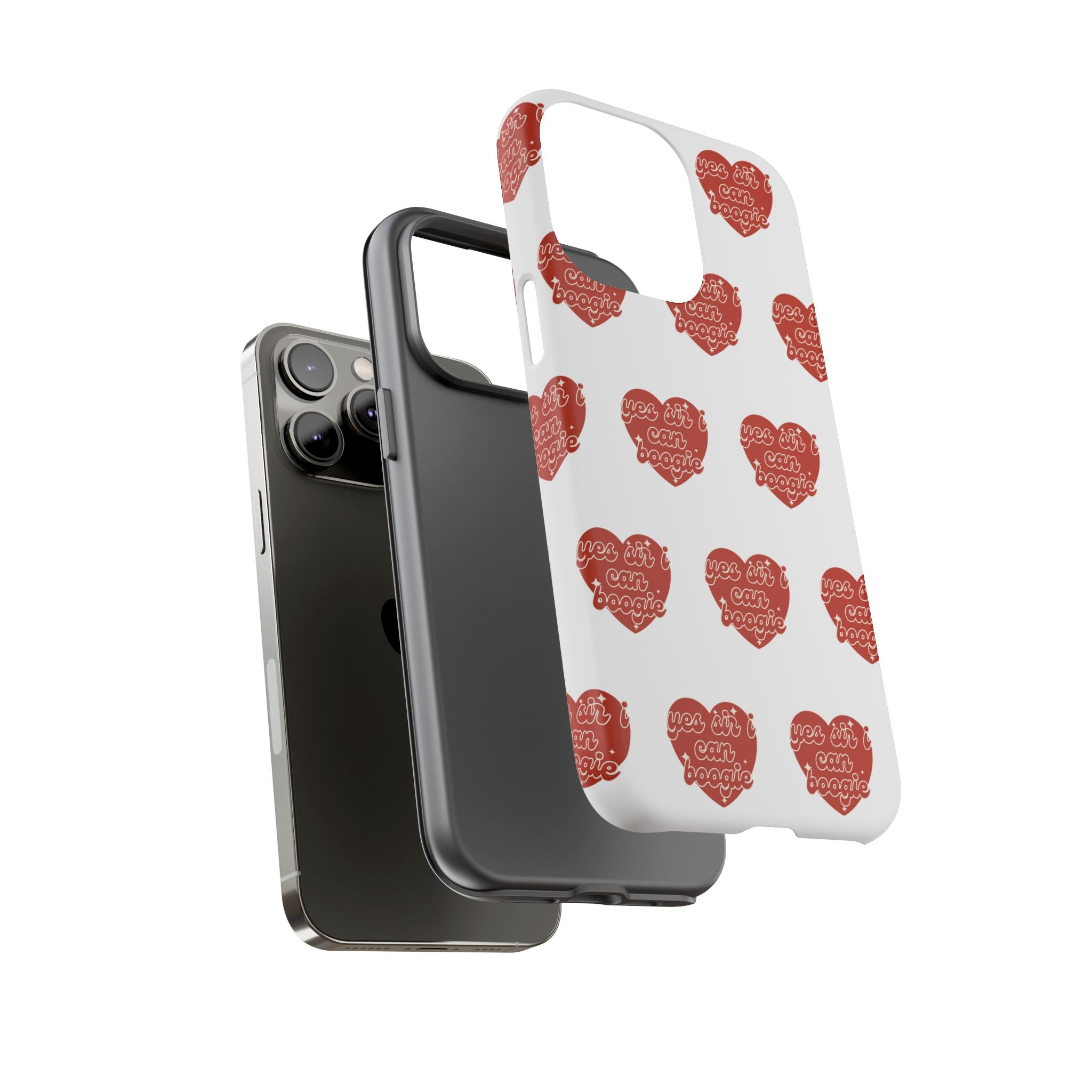 Yes Sir I Can Boogie heart pattern Phone Case | iPhone Samsung protective case
