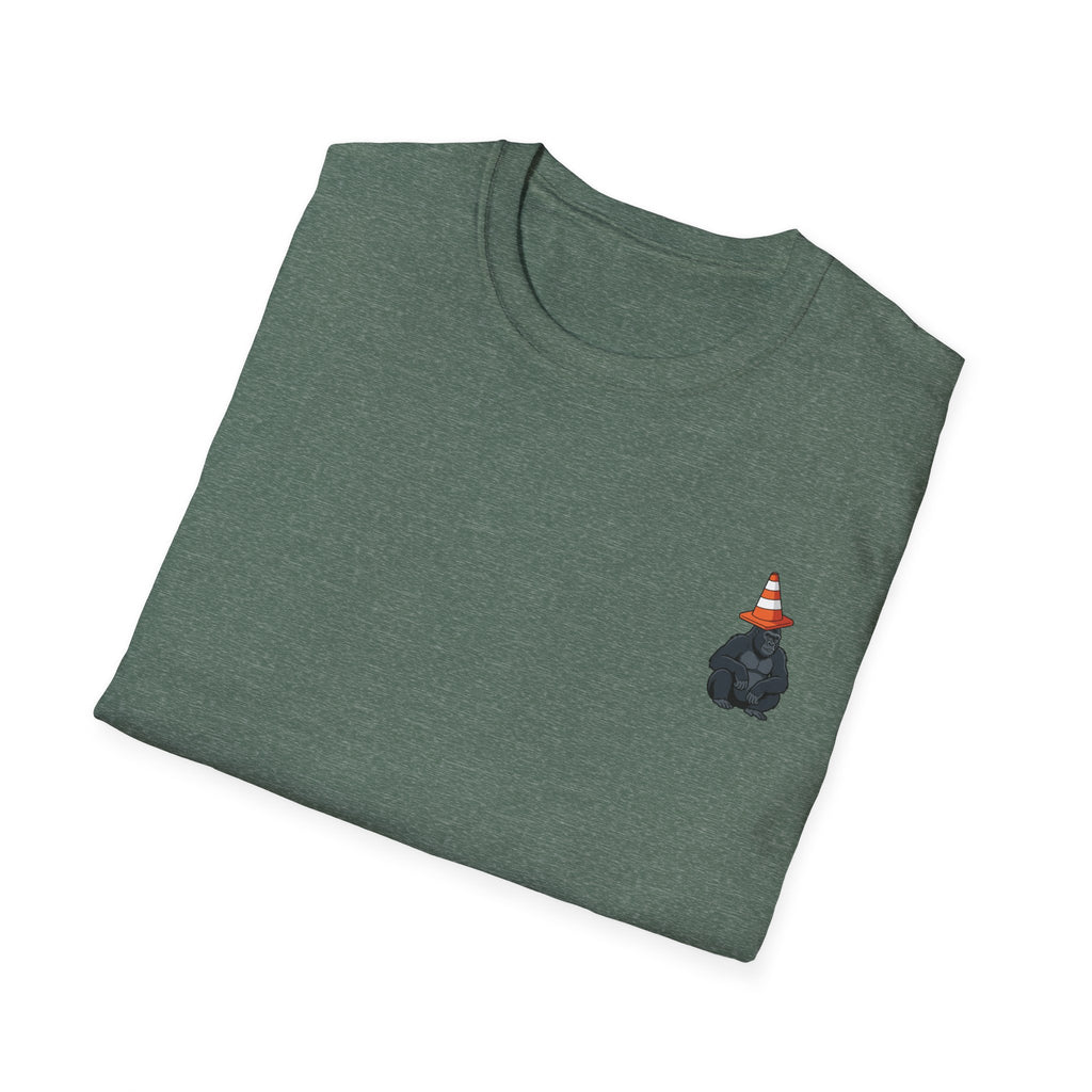 Copy of Boston Skyline Tee — Playful Traffic Cone Graphic (Boston & Scotland Fans)