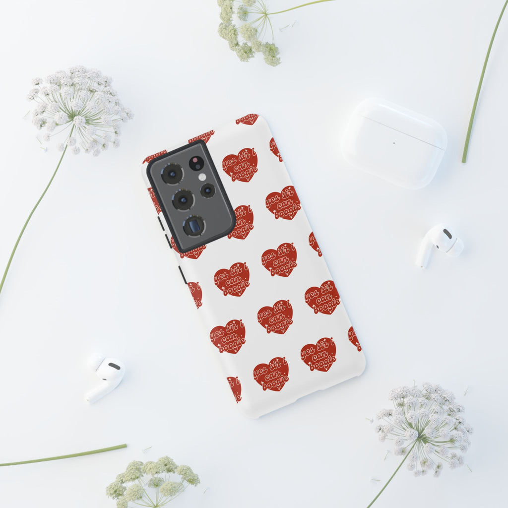 Yes Sir I Can Boogie heart pattern Phone Case | iPhone Samsung protective case