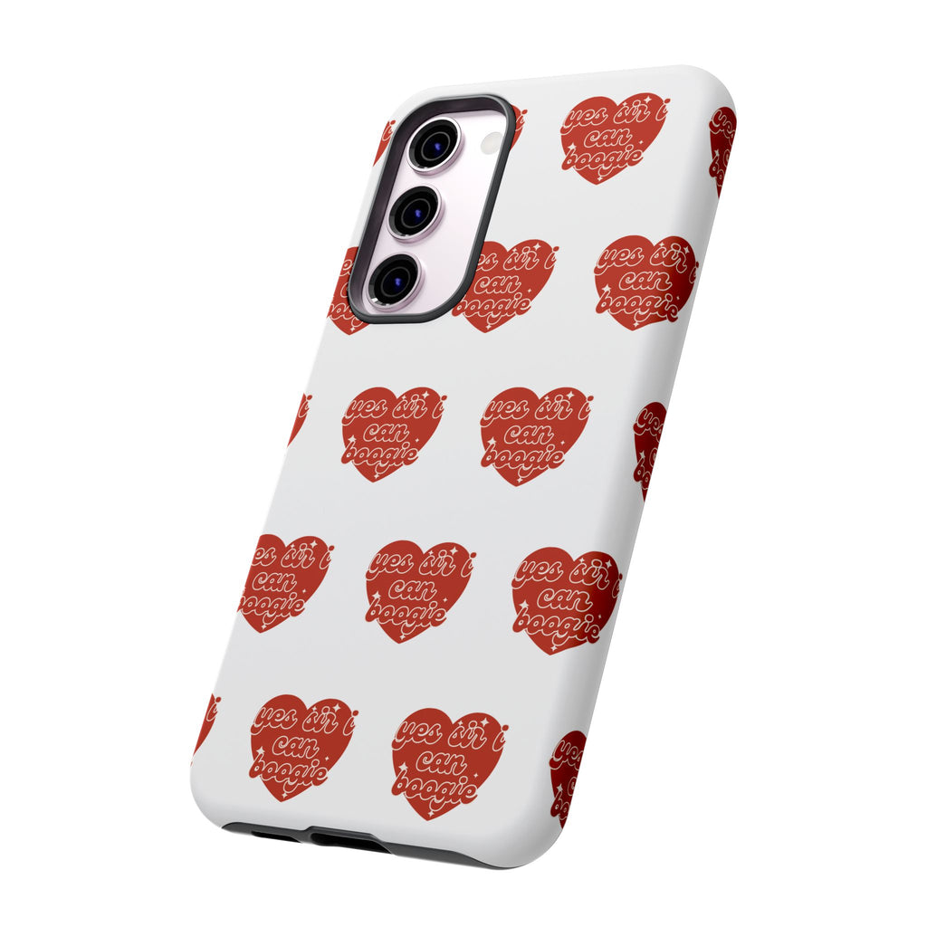 Yes Sir I Can Boogie heart pattern Phone Case | iPhone Samsung protective case